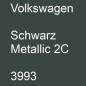 Preview: Volkswagen, Schwarz Metallic 2C, 3993.